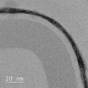 Mos2 trench SEM image