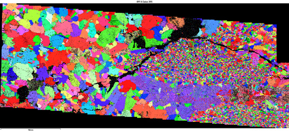 Fig 6b. EDS element map of magnesium from geological sample