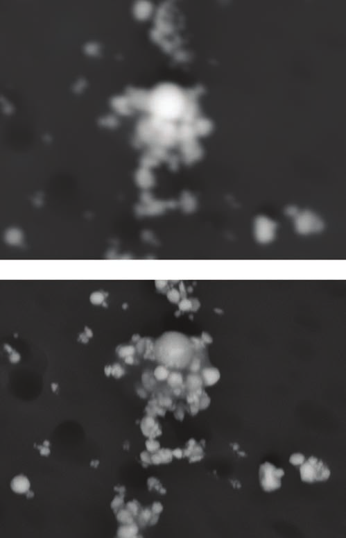 Fig. 10. Up to four X-MaxN detectors can be used on a column to increase throughput and to reduce the effect of shadowing